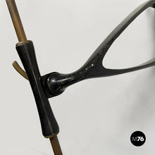 将图片加载到图库查看器,Wall lamp in metal and brass, 1950s