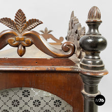 Load image into Gallery viewer, Wooden table or wall cabinet with mirror, 1930s