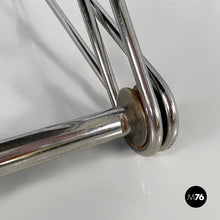 将图片加载到图库查看器,Armchair in faux leather and steel, 1970s