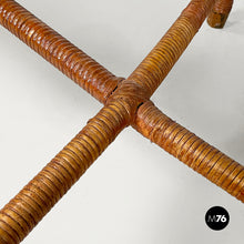 Load image into Gallery viewer, Chairs in rattan and straw, 1960s