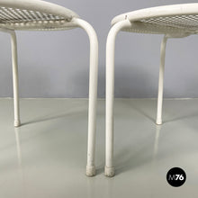 Charger l'image dans la galerie, Outdoor coffe tables in white metal by Emu, 1960s