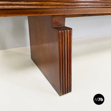 画像をギャラリービューアに読み込む, Wooden sideboard with four doors by Gio Ponti, 1940s