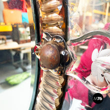 Load image into Gallery viewer, Wall mirror with acid etchings, early 1900s