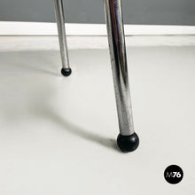 Load image into Gallery viewer, Chairs in black wood and metal rod, 1980s