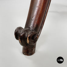 Load image into Gallery viewer, Wooden and white fabric armchairs, 1930s