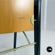 Load image into Gallery viewer, Wooden and brass chairs by Pierre Cardin, 1980s