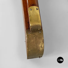 画像をギャラリービューアに読み込む, Dining tables in wood and brass, 1930s