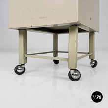 Load image into Gallery viewer, Metal chest of drawers with casters, 1950s