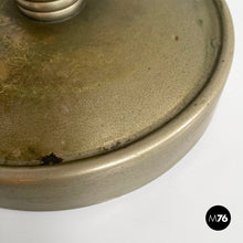 画像をギャラリービューアに読み込む, Brass and glass table lamp, 1920s