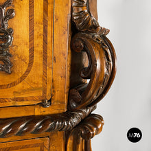 Carica l'immagine nel visualizzatore di Gallery, Sideboard with mirrors in turned wood, 1930s