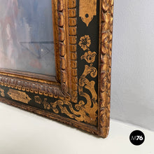 画像をギャラリービューアに読み込む, Painting with finely crafted wooden frame, 1800-1900s