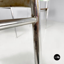 将图片加载到图库查看器,Chairs in aqua green formica and metal, 1960s