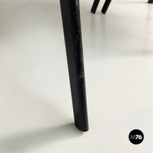 画像をギャラリービューアに読み込む, Stackable chairs in green plastic and black metal, 2000s