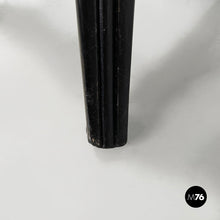 Load image into Gallery viewer, Black wooden stool, early 1900s