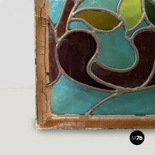 Charger l'image dans la galerie, Tall stained-glass windows with roses, 1910s