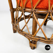 Load image into Gallery viewer, Rattan cockpit armchairs, 1970s