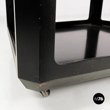 Load image into Gallery viewer, Wooden black cart, 1970s