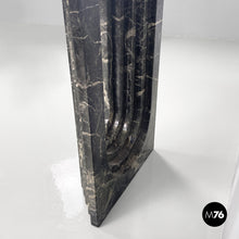 Charger l'image dans la galerie, Green and white marble console, 1980s