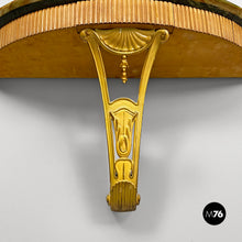 Load image into Gallery viewer, Wall console with onyx and wood, 1950s