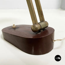 Charger l'image dans la galerie, Adjustable table lamp in metal, 1930s