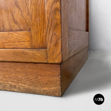Carica l'immagine nel visualizzatore di Gallery, Sideboard in wood and glass, 1920s