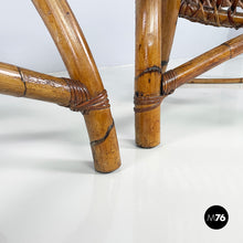 Carica l'immagine nel visualizzatore di Gallery, Armchairs in rattan, 1960s