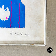 画像をギャラリービューアに読み込む, Screen printing by Bruno Contenotte, 1982