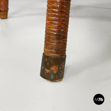 Load image into Gallery viewer, Chairs in rattan and straw, 1960s