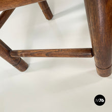 画像をギャラリービューアに読み込む, Tub chairs in straw and wood, 1970s