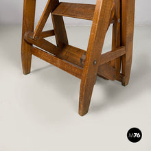 Load image into Gallery viewer, Stool ladder in wood, 1930s