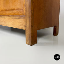 将图片加载到图库查看器,Sideboard with drawers in wood and glass, 1940s
