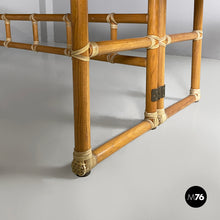 Load image into Gallery viewer, Dining table or console by Lyda Levi for McGuire Company, 1970s