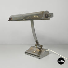画像をギャラリービューアに読み込む, Table lamp in chromed brass, 1930s