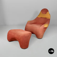 Carica l'immagine nel visualizzatore di Gallery, Armchair with ottoman Hal by Marc Sadler for Cassina, 1990s
