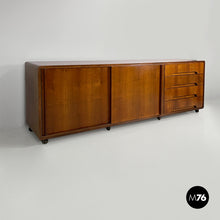 将图片加载到图库查看器,Wooden sideboard with casters, 1960s
