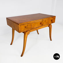 Load image into Gallery viewer, Walnut wood desk for Hille of London, 1920s