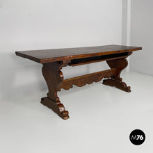 Carica l'immagine nel visualizzatore di Gallery, Wooden refectory dining table, 1700s