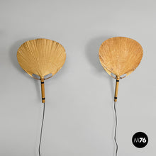 Carica l'immagine nel visualizzatore di Gallery, Wall lamps Uchiwa by Ingo Maurer for M-Design, 1970s
