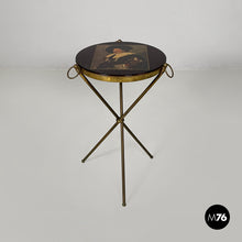 画像をギャラリービューアに読み込む, Coffee table in brass, 1950s
