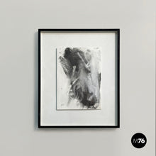 画像をギャラリービューアに読み込む, Mixed media abstract drawing on paper, 1950-1990s