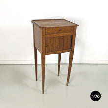 Load image into Gallery viewer, Wooden bedside table, early 1900s