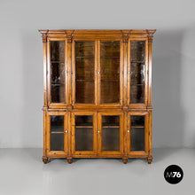 画像をギャラリービューアに読み込む, Sideboard in wood and glass, 1930s