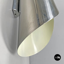 画像をギャラリービューアに読み込む, Cylindrical wall lamps in chromed metal, 1970s
