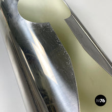 画像をギャラリービューアに読み込む, Cylindrical wall lamps in chromed metal, 1970s