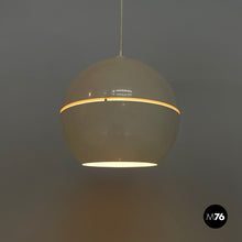 Charger l'image dans la galerie, Chandelier in white metal, 2000s