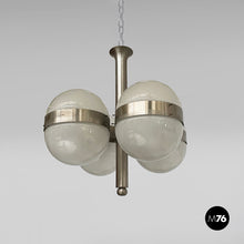 Load image into Gallery viewer, Chandelier Tetraclio by Sergio Mazza for Artemide, 1960s