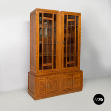 Carica l'immagine nel visualizzatore di Gallery, Sideboard in wood and glass, 1920s