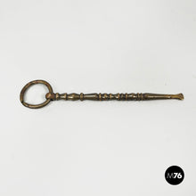 Load image into Gallery viewer, Brass corn holder, early 1900s