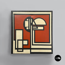 Load image into Gallery viewer, Geometric painting by Giuseppe Minoretti, 1970