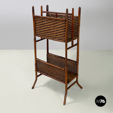 Load image into Gallery viewer, Magazine rack in rattan, 1960s